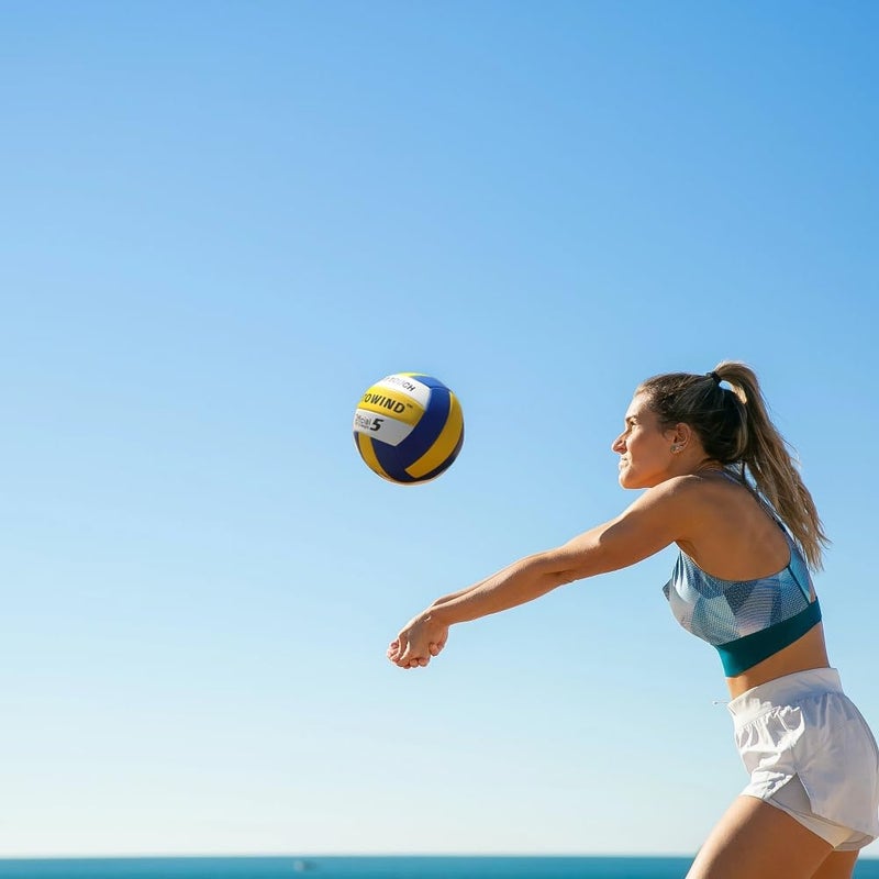 INTOWIND Volleyball Soft Touch Volleyballs Beach Volleyball Outdoor Indoor Volleyballs Beach Park Gym Games Training Official Size 5 Volleyball - Image 5